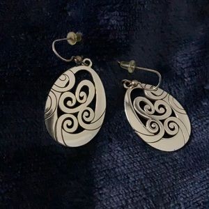 Silver Brighton earrings